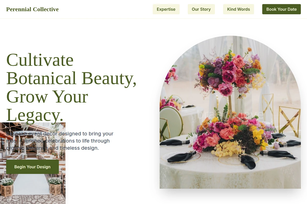 Root Event Decor